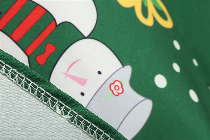 Black Big Swing Print Vintage Christmas Dress Women Winter Casual Long Sleeve V Neck Sexy New Year Party Dress Plus Size S~3XL