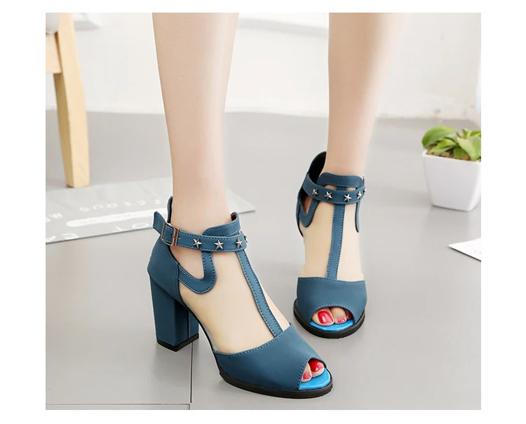 Women sandals 2020 fashion summer shoes women high heels hollow mesh sexy sandals size 35 - 43 mujer sandalias