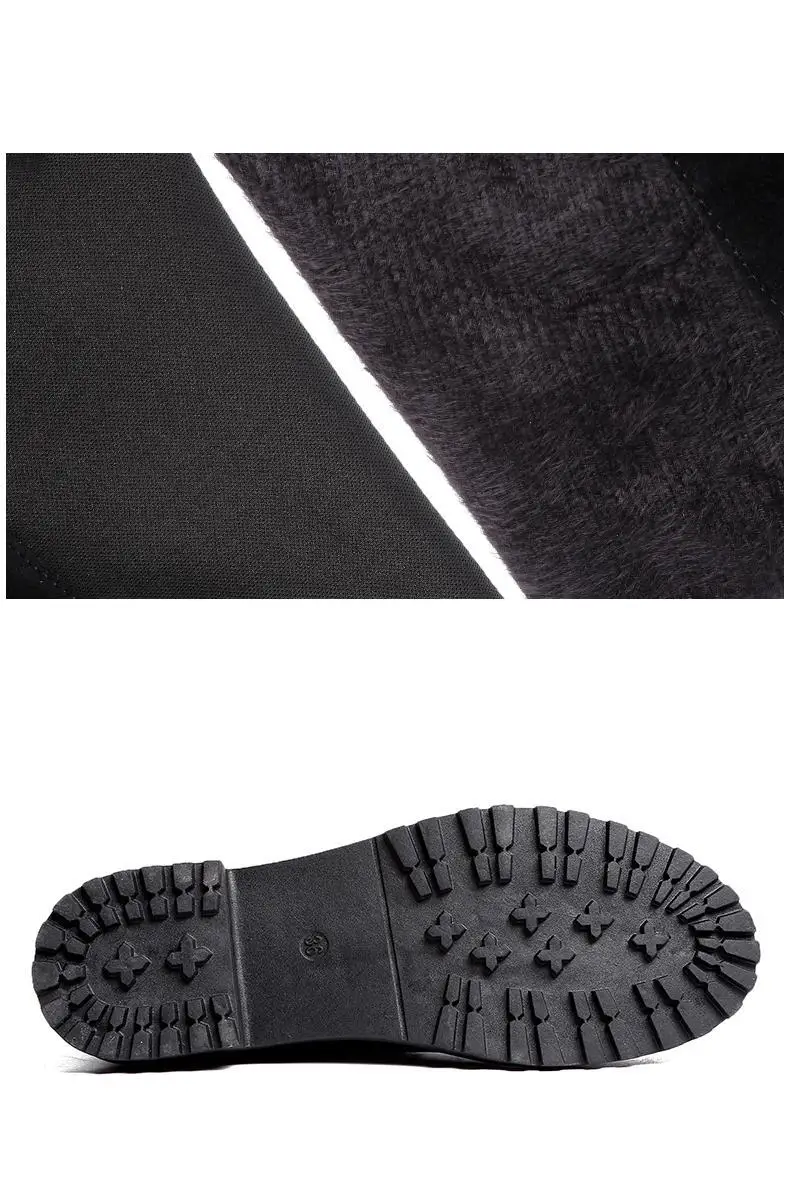 Size 35-41 Winter Over The Knee Boots Women Stretch Fabric Thigh High Sexy Woman Shoes Long Bota Feminina zapatos de mujer  #66