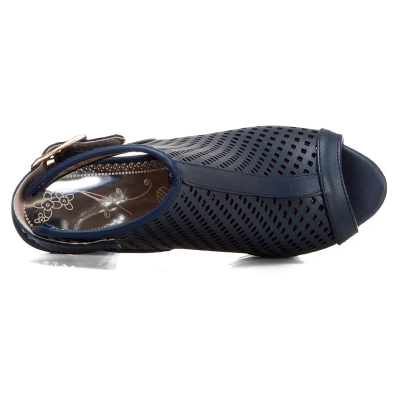 Sexy Open Toe Summer Ankle Boots For Women Fashion Buckle High Heels Sandal Women Red White Yellow Party Wedding Shoes Lady Boot