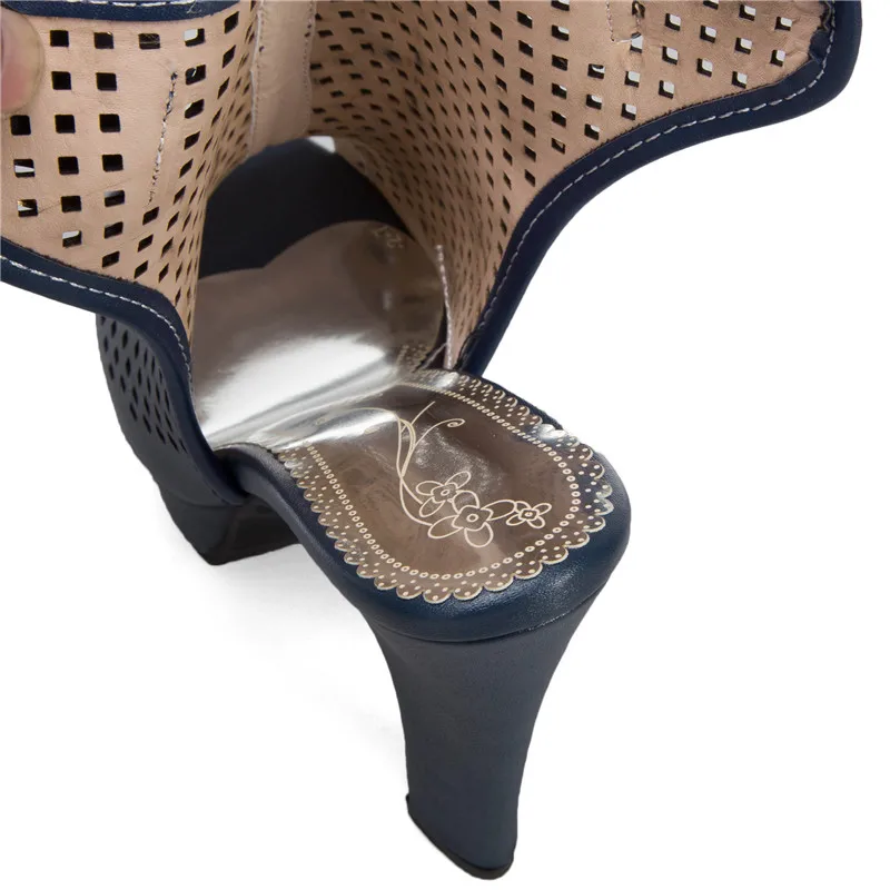 Sexy Open Toe Summer Ankle Boots For Women Fashion Buckle High Heels Sandal Women Red White Yellow Party Wedding Shoes Lady Boot