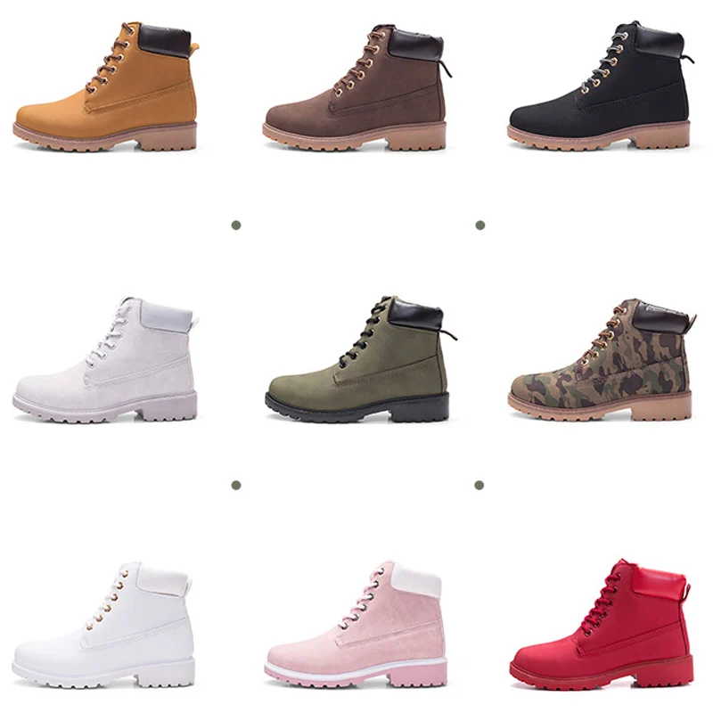 2020 Hot New Autumn Early Winter Shoes Women Flat Heel Boots Fashion Keep warm Women's Boots Brand Woman Ankle Botas Camouflage