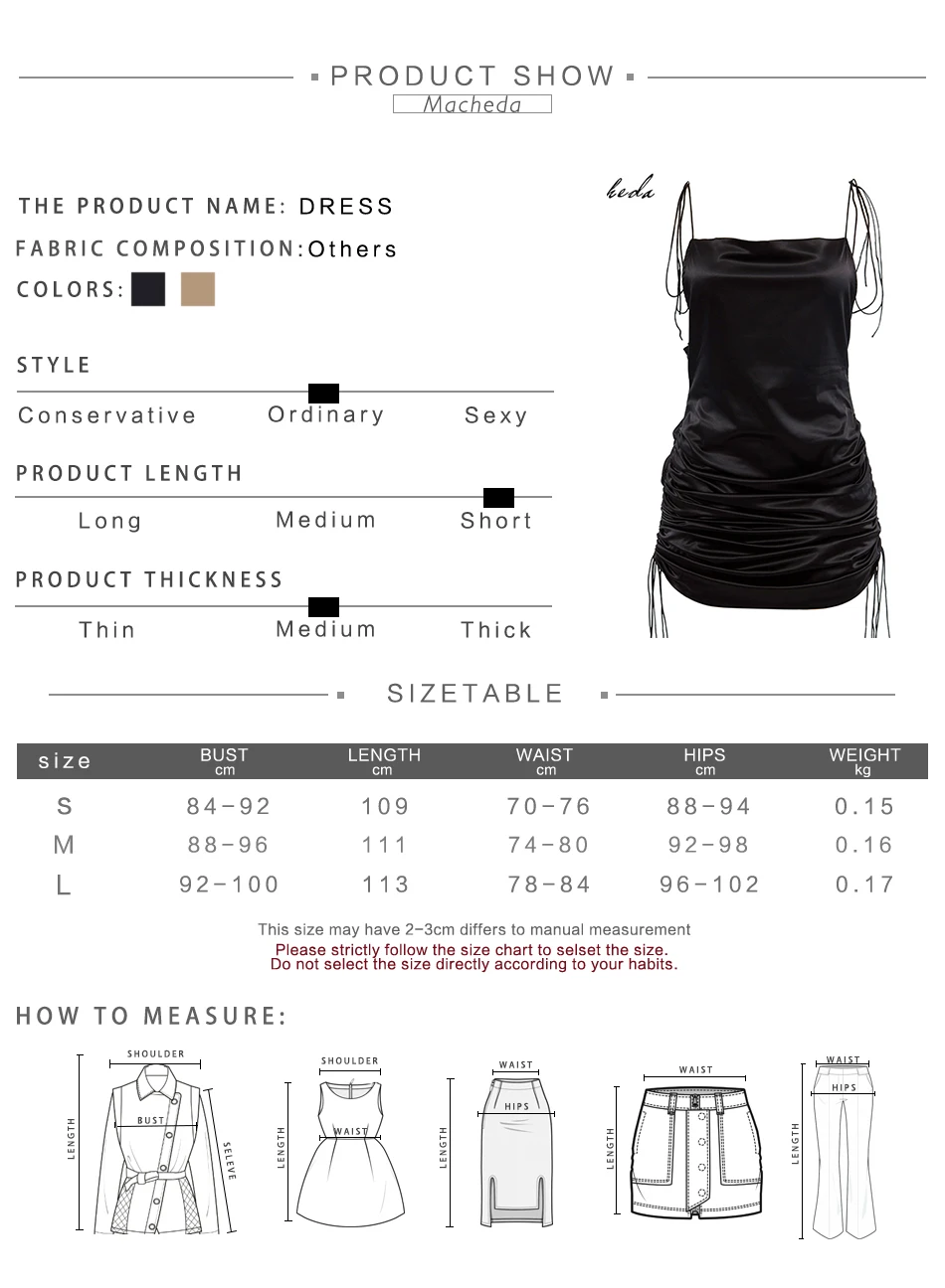 Macheda Fashion Women Solid Spaghetti Straps Backless Sleeveless Sexy Dresses Bottom Length Adjustable Ladies Casual Dress Ne'w