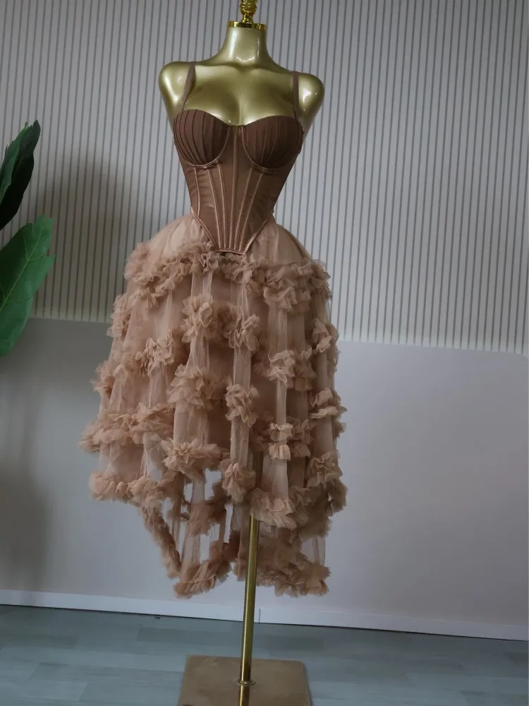 CM.YAYA Women's Dress Set Tunic Irregular Crop Top and Irregular Ball Gown Maxi Long Skirt Suit 2025 Two 2 Piece Set Outfits