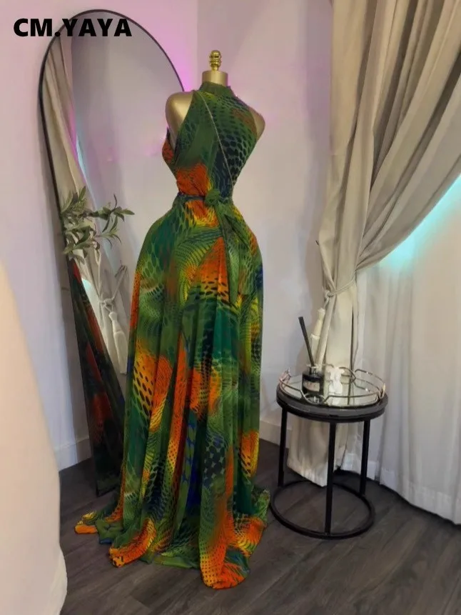 CM.YAYA 2026 Fall Women O-neck Sleeveless Print Mermaid Long Maxi Dress Cocktail Evening Birthday Beach Sexy Night Party Dresses CM.YAYA 2026 Fall Women O-neck Sleeveless Print Mermaid Long Maxi Dress Cocktail Evening Birthday Beach Sexy Night Party Dresses