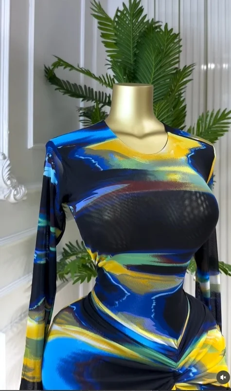 GLCMYAYA Women Tie Dye Printed Ruched Stacked Long Sleeve Bodycon Midi Maxi Dress 2026 Beach Sexy Vacation Long Dresses Vestidos GLCMYAYA Women Tie Dye Printed Ruched Stacked Long Sleeve Bodycon Midi Maxi Dress 2026 Beach Sexy Vacation Long Dresses Vestidos