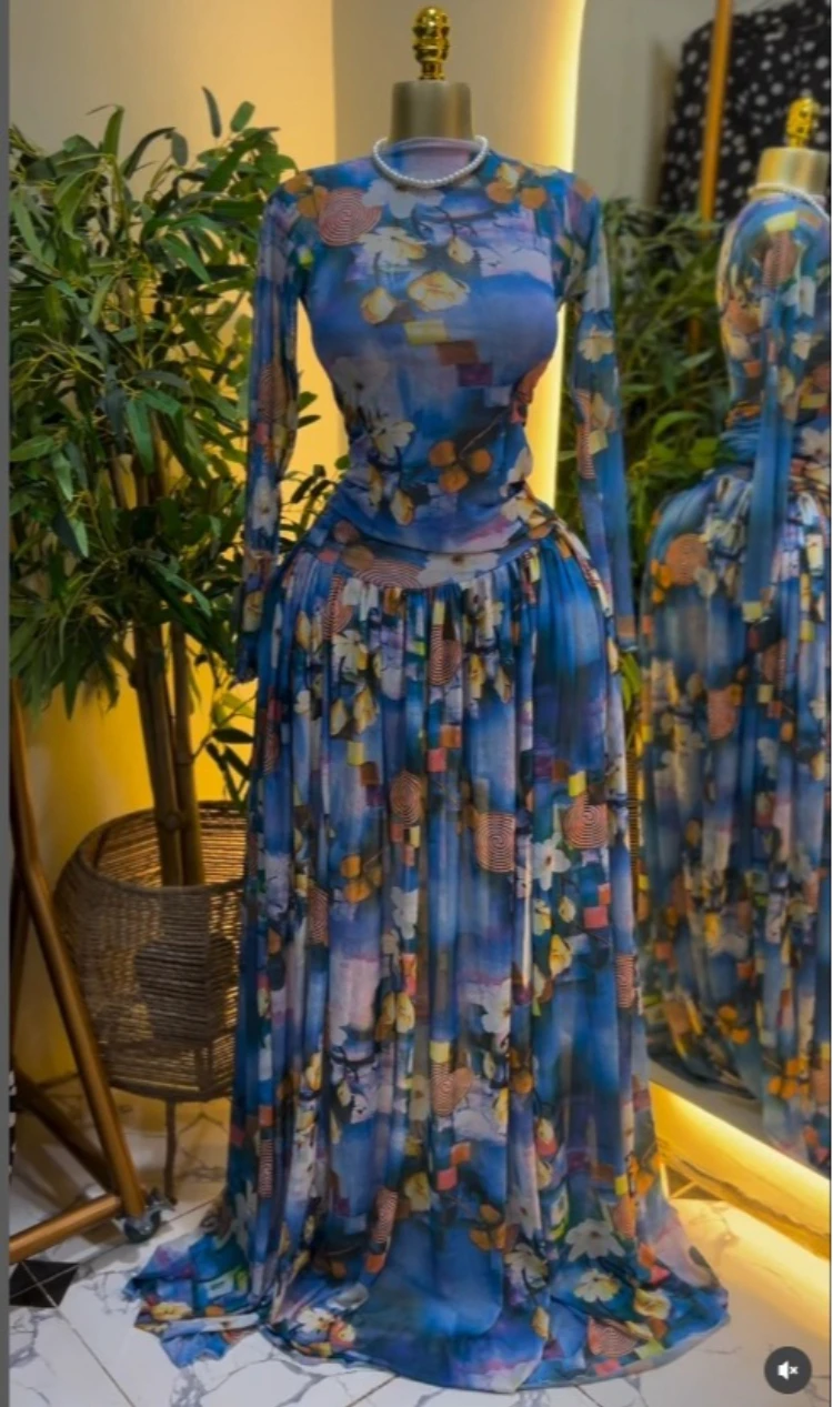 CM.YAYA Women Paisley Printed Big Swing Ruffles A-line Mesh Maxi Dress 2026 Parties Vacation Education Long Dresses Vestidos CM.YAYA Women Paisley Printed Big Swing Ruffles A-line Mesh Maxi Dress 2026 Parties Vacation Education Long Dresses Vestidos