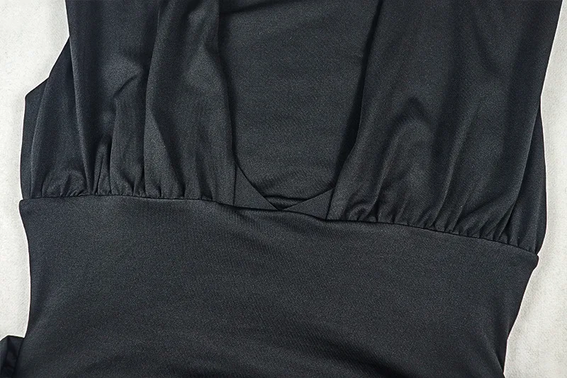 CM.YAYA Women Sleeveless V-neck Ruched Elegant Long Dress 2025 Birthday Holiday Beach Evening Sexy Party Dresses Vestidos