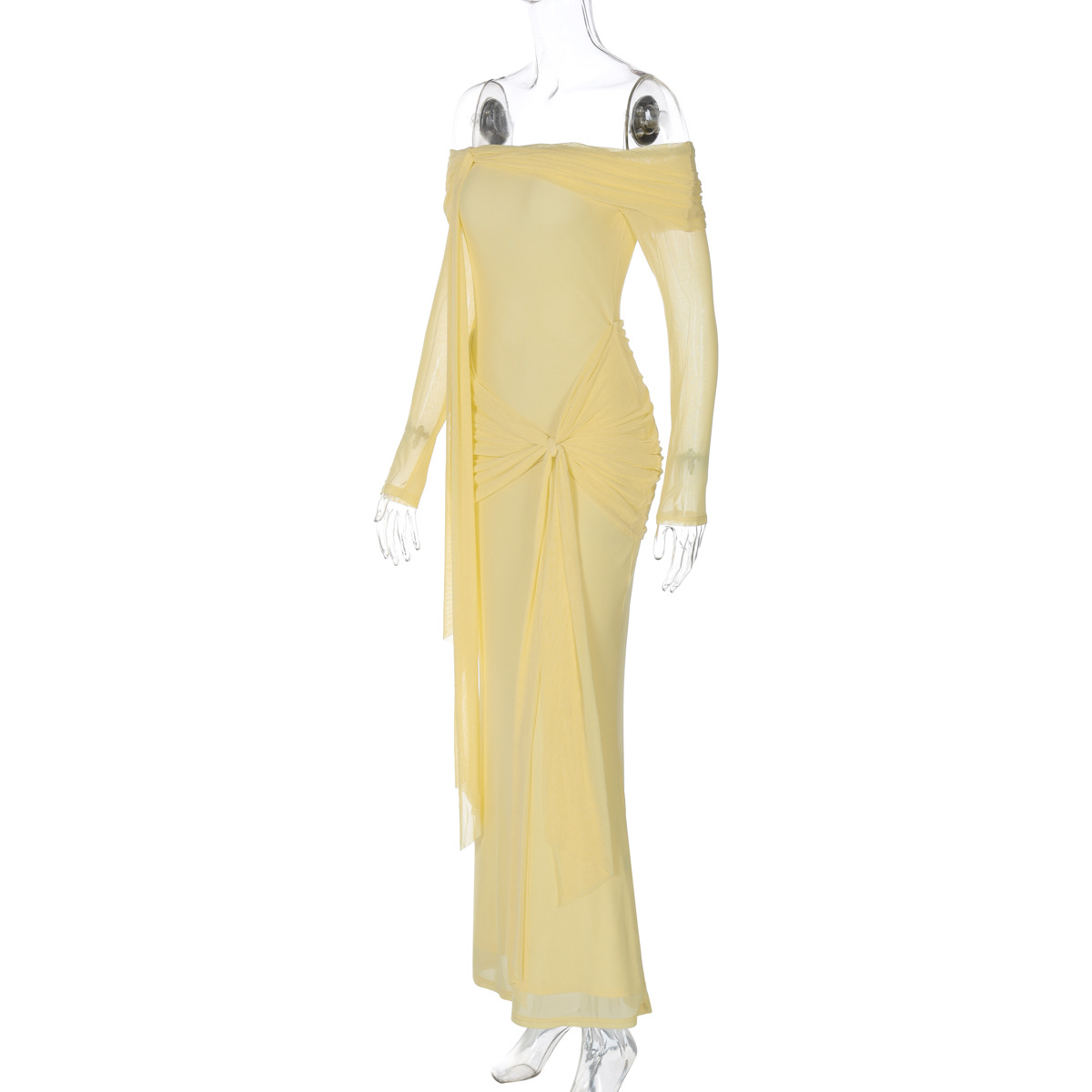 CM.YAYA Women Skew Off Shoulder Stacked Ruched Wrap Front Maxi Midi Dress 2026 Sexy Beach Party Education Long Dresses Vestidos CM.YAYA Women Skew Off Shoulder Stacked Ruched Wrap Front Maxi Midi Dress 2026 Sexy Beach Party Education Long Dresses Vestidos