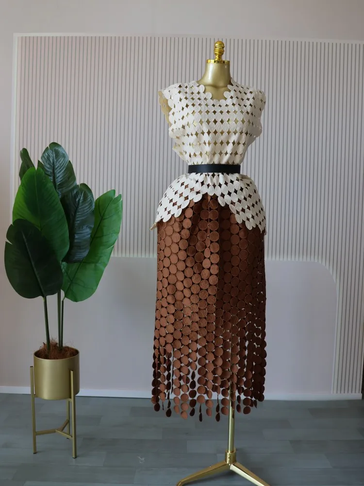 CM.YAYA Women Cutout O-neck Crop Top and Bodycon Midi Slim Maxi Long Skirt Suit 2025 Summer Vacation Sexy Two 2Piece Set Outfits CM.YAYA Women Cutout O-neck Crop Top and Bodycon Midi Slim Maxi Long Skirt Suit 2025 Summer Vacation Sexy Two 2Piece Set Outfits