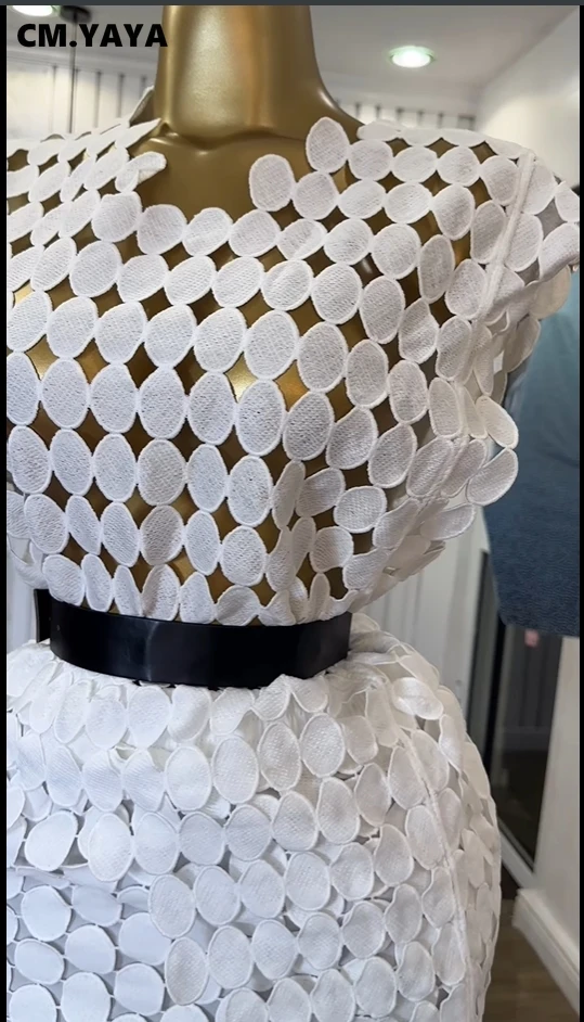 CM.YAYA Women Cutout O-neck Crop Top and Bodycon Midi Slim Maxi Long Skirt Suit 2025 Summer Vacation Sexy Two 2Piece Set Outfits CM.YAYA Women Cutout O-neck Crop Top and Bodycon Midi Slim Maxi Long Skirt Suit 2025 Summer Vacation Sexy Two 2Piece Set Outfits