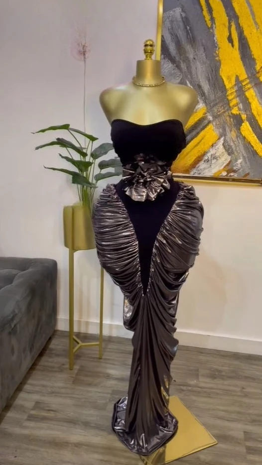 CM.YAYA Women Off Shoulder Long Sleeve Floral Gilding Patchwork Stacked Ruched Maxi Long Dress 2025 Birthday Sexy Party Dresses CM.YAYA Women Off Shoulder Long Sleeve Floral Gilding Patchwork Stacked Ruched Maxi Long Dress 2025 Birthday Sexy Party Dresses