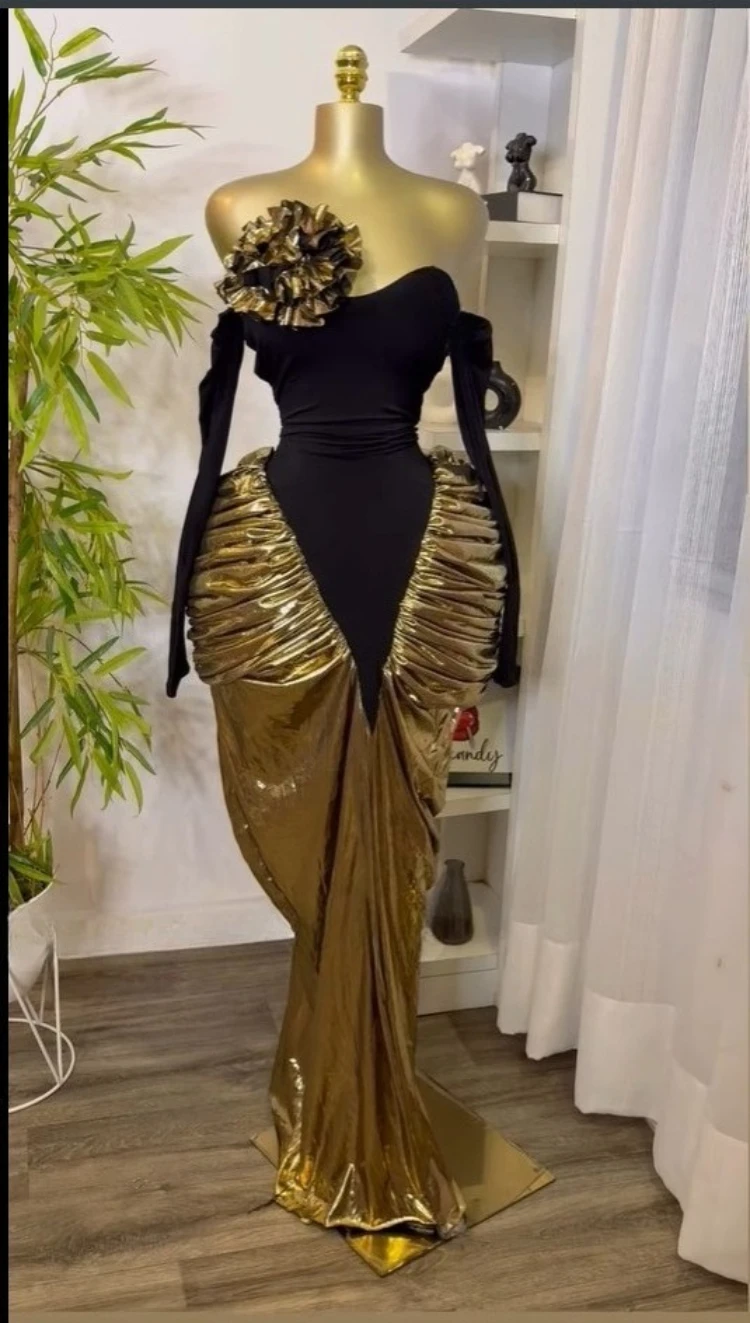 CM.YAYA Women Off Shoulder Long Sleeve Floral Gilding Patchwork Stacked Ruched Maxi Long Dress 2025 Birthday Sexy Party Dresses CM.YAYA Women Off Shoulder Long Sleeve Floral Gilding Patchwork Stacked Ruched Maxi Long Dress 2025 Birthday Sexy Party Dresses