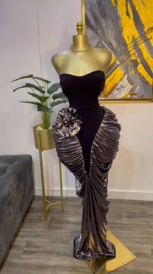 CM.YAYA Women Off Shoulder Long Sleeve Floral Gilding Patchwork Stacked Ruched Maxi Long Dress 2025 Birthday Sexy Party Dresses CM.YAYA Women Off Shoulder Long Sleeve Floral Gilding Patchwork Stacked Ruched Maxi Long Dress 2025 Birthday Sexy Party Dresses