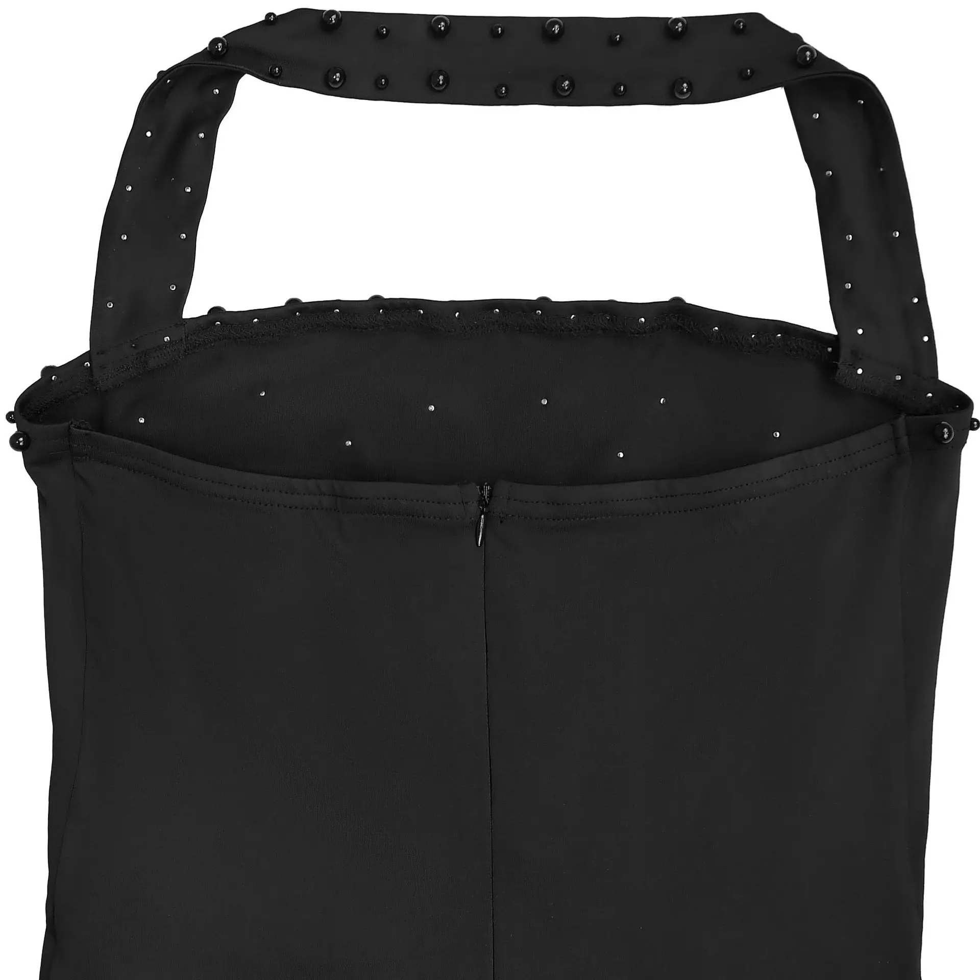 GLCMYAYA Women Diamonds Beading Halter Neck Bodycon Midi Maxi Long Dress 2025 Vacation Street Sexy Party Vestidos Dresses