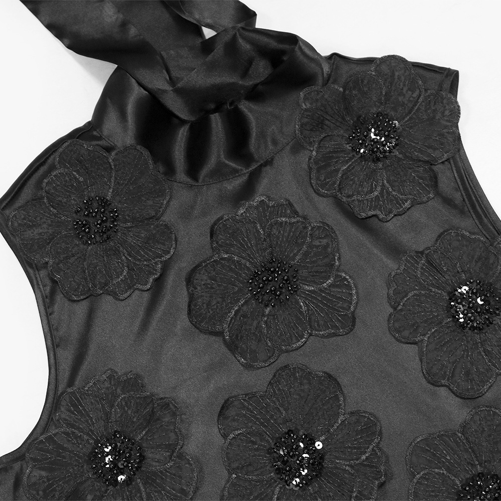 CM.YAYA Elegant Women Sleeveless Loose 3D Flower O-neck Dress 2025 Summer Bodycon African Street Midi Maxi Long Dresses Vestidos CM.YAYA Elegant Women Sleeveless Loose 3D Flower O-neck Dress 2025 Summer Bodycon African Street Midi Maxi Long Dresses Vestidos