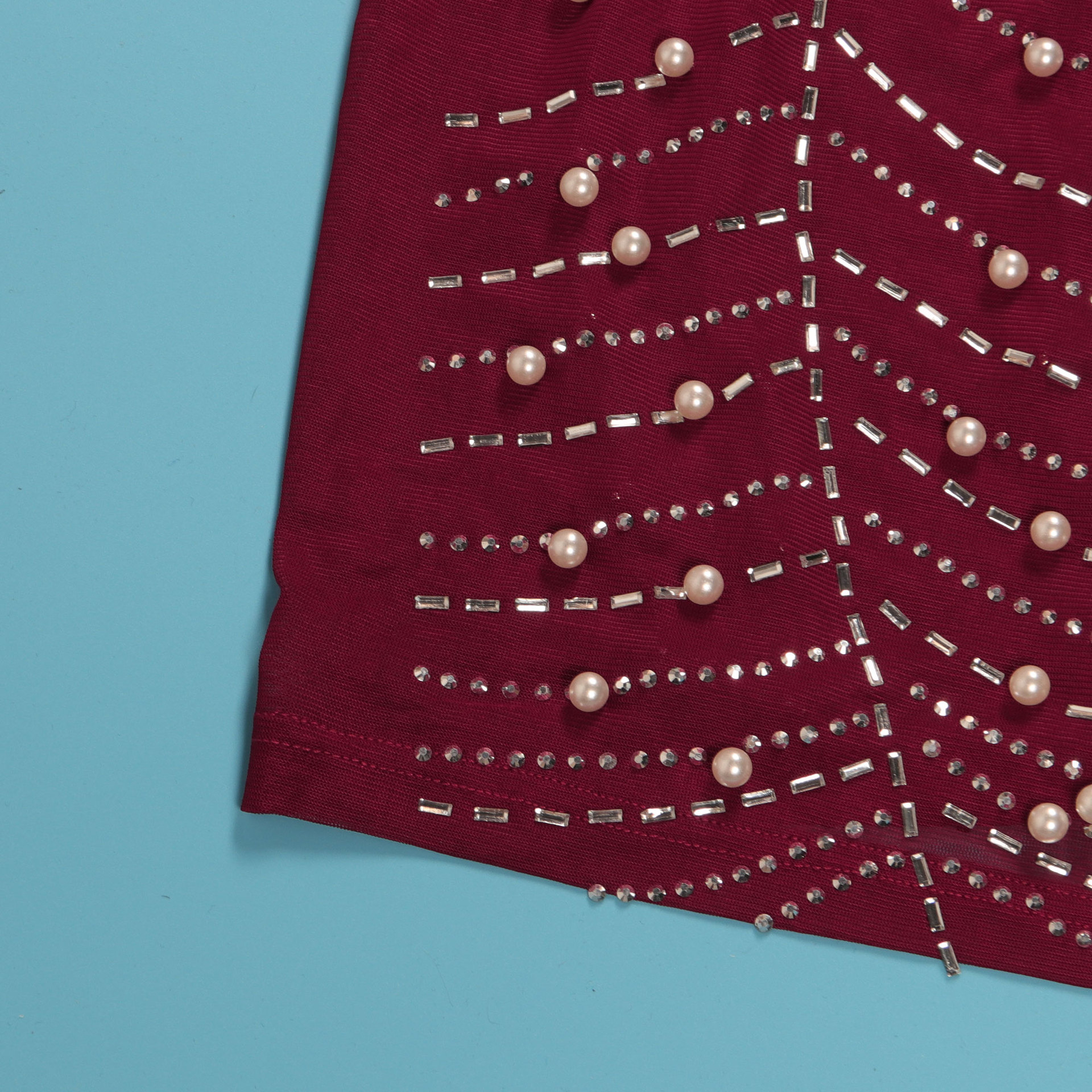 CM.YAYA Women Diamonds Hot Rhinestones Feather Mesh Strapless Plunging V-neck Bodycon Midi Dress 2023 Sexy Party Evening Dresses