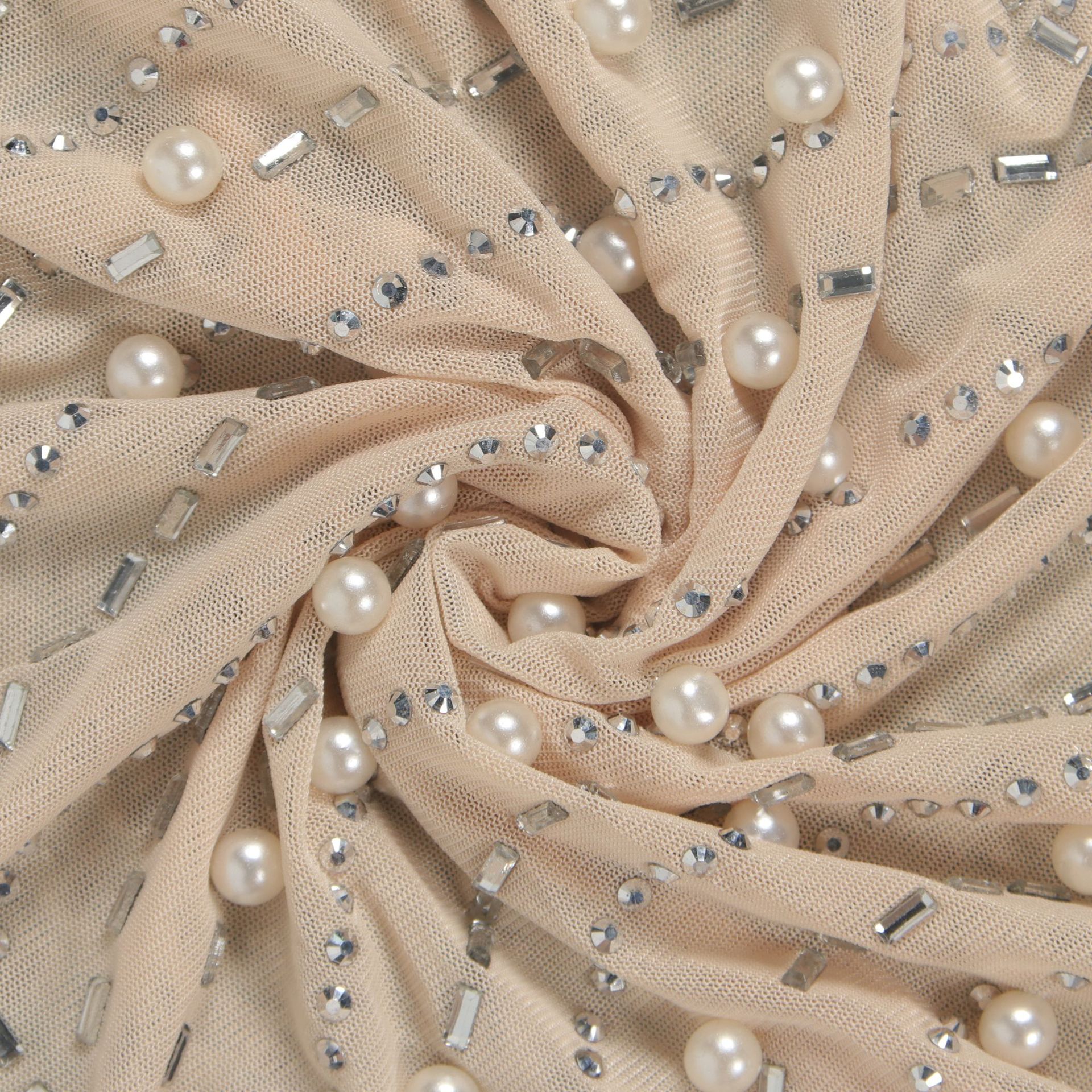 CM.YAYA Women Diamonds Hot Rhinestones Feather Mesh Strapless Plunging V-neck Bodycon Midi Dress 2023 Sexy Party Evening Dresses