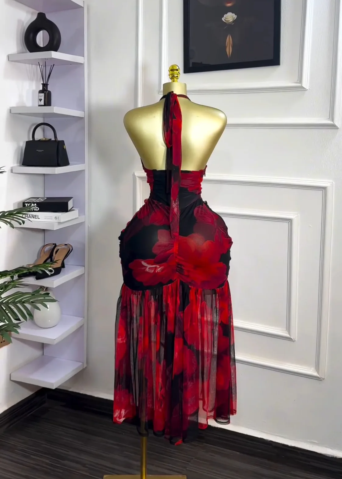 CM.YAYA Women Halter Neck Backless Ruched Stacked Sleeveless Mesh Long Maxi Dress 2025 Birthday Even Sexy Party Dresses Vestidos CM.YAYA Women Halter Neck Backless Ruched Stacked Sleeveless Mesh Long Maxi Dress 2025 Birthday Even Sexy Party Dresses Vestidos