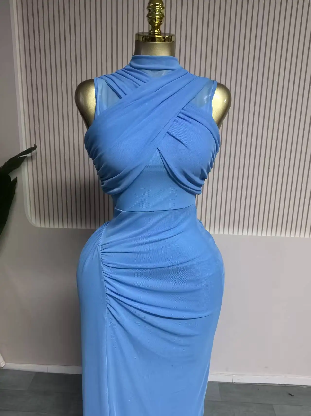 GLCMYAYA Women Stacked Wraped Bodycon Midi Sleeve Long Maxi Dress 2026 Elegant Evening Birthday Party Dresses Trendy Vestidos GLCMYAYA Women Stacked Wraped Bodycon Midi Sleeve Long Maxi Dress 2026 Elegant Evening Birthday Party Dresses Trendy Vestidos