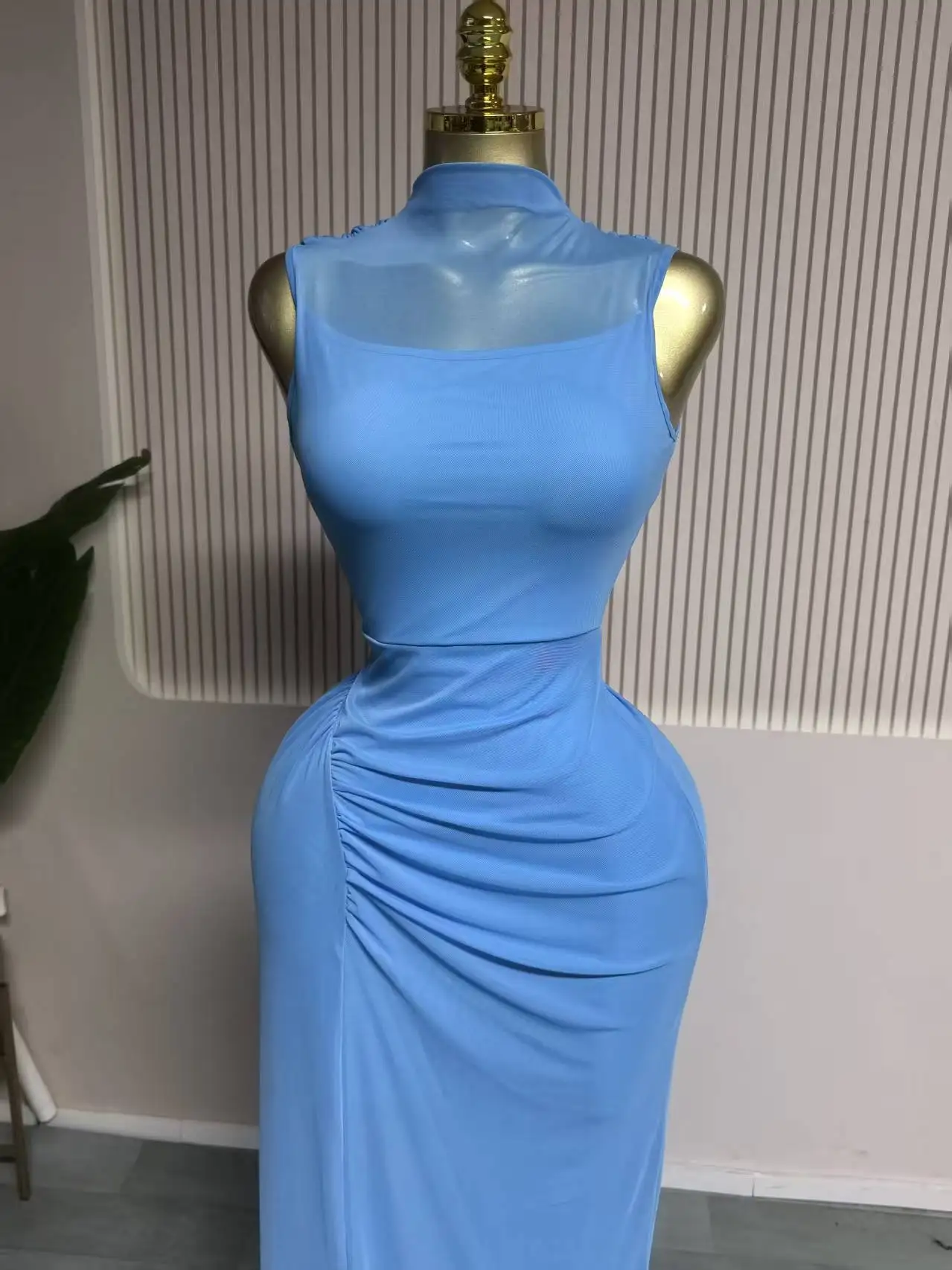 GLCMYAYA Women Stacked Wraped Bodycon Midi Sleeve Long Maxi Dress 2026 Elegant Evening Birthday Party Dresses Trendy Vestidos GLCMYAYA Women Stacked Wraped Bodycon Midi Sleeve Long Maxi Dress 2026 Elegant Evening Birthday Party Dresses Trendy Vestidos