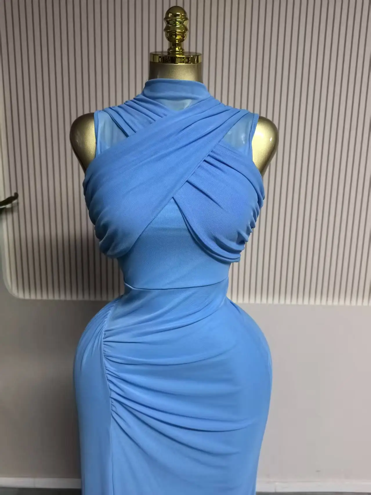 GLCMYAYA Women Stacked Wraped Bodycon Midi Sleeve Long Maxi Dress 2026 Elegant Evening Birthday Party Dresses Trendy Vestidos GLCMYAYA Women Stacked Wraped Bodycon Midi Sleeve Long Maxi Dress 2026 Elegant Evening Birthday Party Dresses Trendy Vestidos