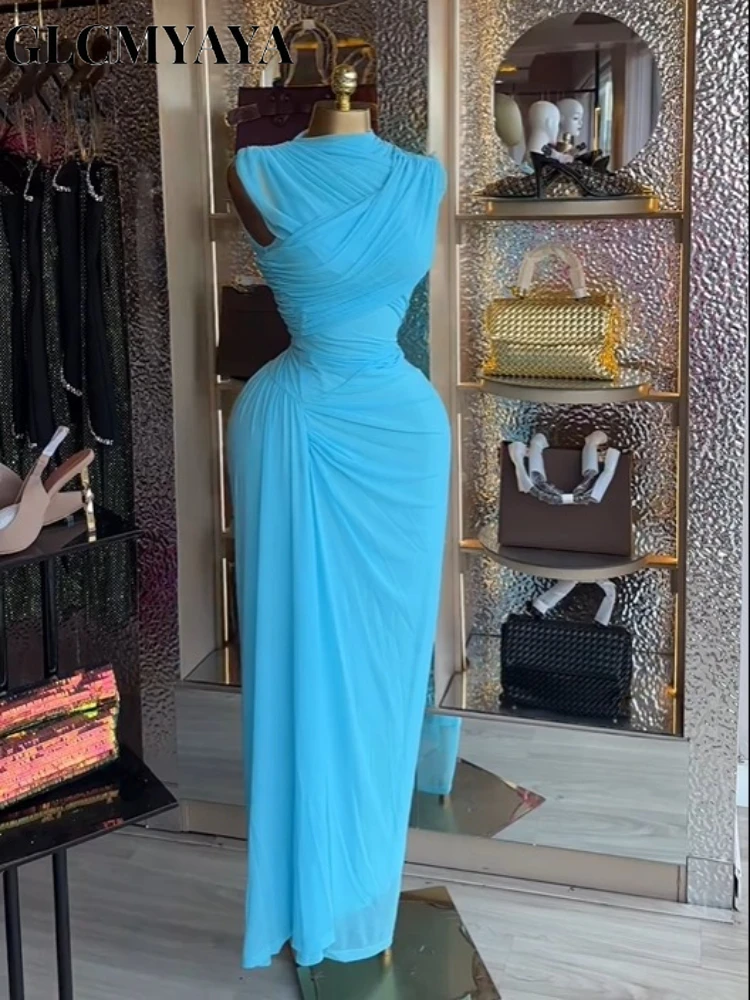 GLCMYAYA Women Stacked Wraped Bodycon Midi Sleeve Long Maxi Dress 2026 Elegant Evening Birthday Party Dresses Trendy Vestidos GLCMYAYA Women Stacked Wraped Bodycon Midi Sleeve Long Maxi Dress 2026 Elegant Evening Birthday Party Dresses Trendy Vestidos