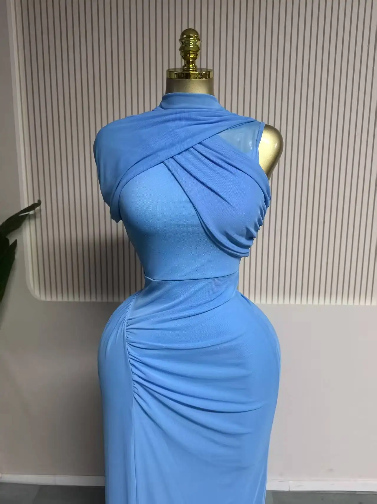 GLCMYAYA Women Stacked Wraped Bodycon Midi Sleeve Long Maxi Dress 2026 Elegant Evening Birthday Party Dresses Trendy Vestidos GLCMYAYA Women Stacked Wraped Bodycon Midi Sleeve Long Maxi Dress 2026 Elegant Evening Birthday Party Dresses Trendy Vestidos