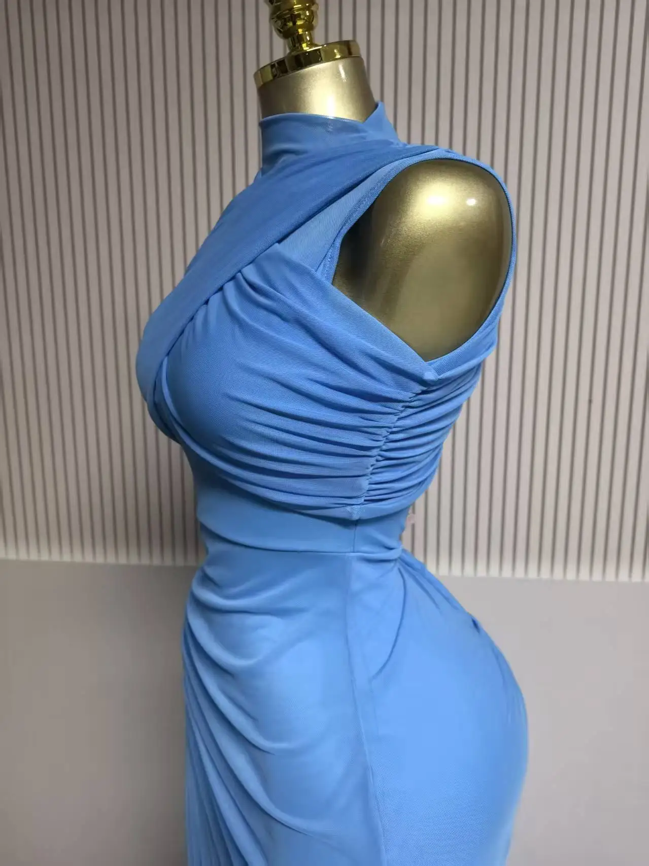 GLCMYAYA Women Stacked Wraped Bodycon Midi Sleeve Long Maxi Dress 2026 Elegant Evening Birthday Party Dresses Trendy Vestidos GLCMYAYA Women Stacked Wraped Bodycon Midi Sleeve Long Maxi Dress 2026 Elegant Evening Birthday Party Dresses Trendy Vestidos