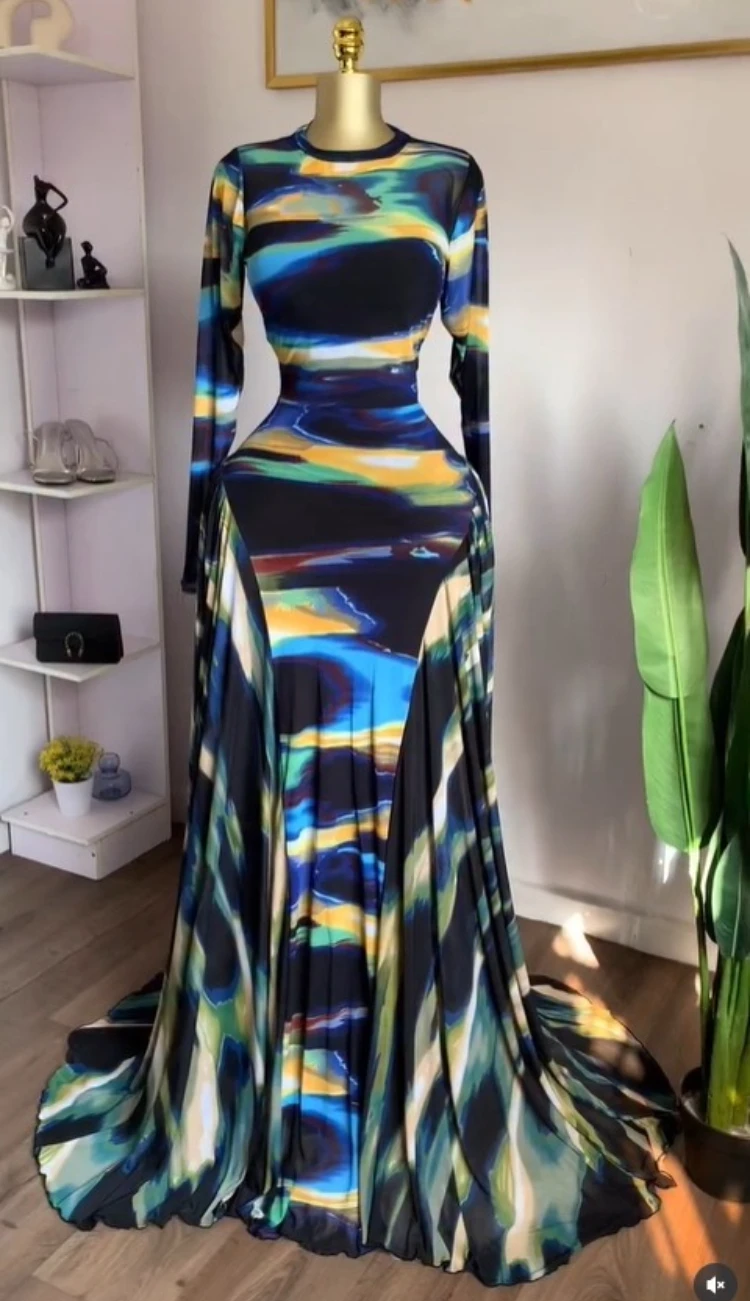 GLCMYAYA Women Tie Dye Long Sleeve A-line Big Swing Floor Length Dress 2026 Birthday Vacation Trendy Street Maxi Dresses Vestido GLCMYAYA Women Tie Dye Long Sleeve A-line Big Swing Floor Length Dress 2026 Birthday Vacation Trendy Street Maxi Dresses Vestido