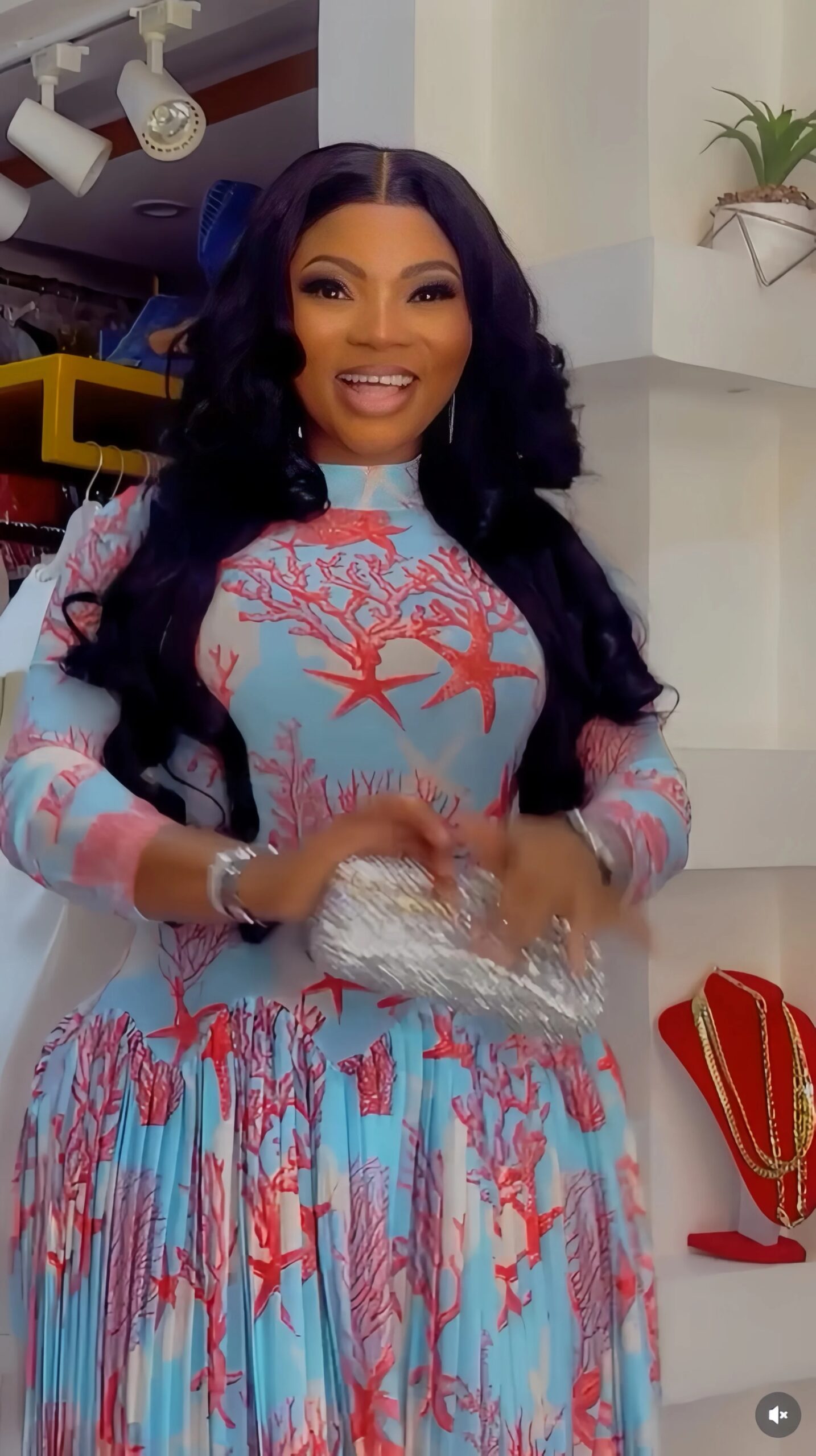 GLCMYAYA Women Print Full Sleeve O-neck Pleated Long Dress 2026 Spring Evening Elegant Romantic Vacation Party Birthday Dresses