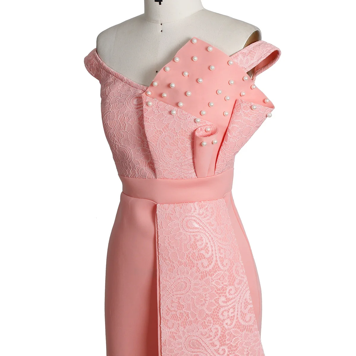 2021 Winter Women Slash Neck Short Sleeve Pearl Dress Sexy Office Lady Africa Evening Night Club Party Long Maxi Dresses GL05143 2021 Winter Women Slash Neck Short Sleeve Pearl Dress Sexy Office Lady Africa Evening Night Club Party Long Maxi Dresses GL05143