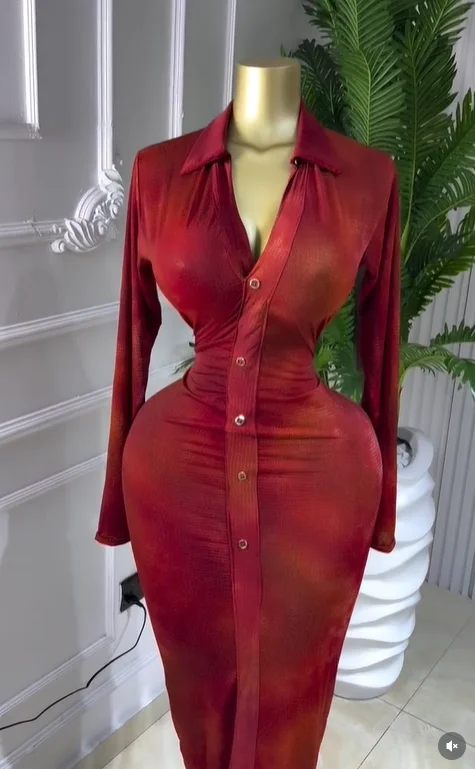 GLCMYAYA Women Printed Ruched Long Sleeve Bodycon Long Maxi Dress 2026 Spring Birthday Holiday Party Trendy Dresses Vestidos