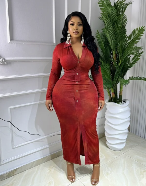 GLCMYAYA Women Printed Ruched Long Sleeve Bodycon Long Maxi Dress 2026 Spring Birthday Holiday Party Trendy Dresses Vestidos