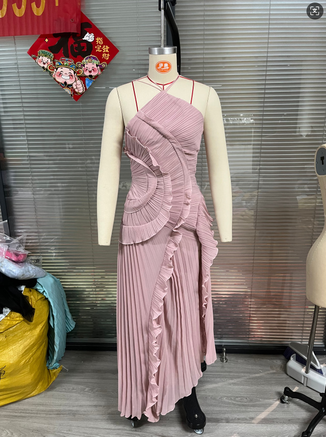 CM.YAYA Women Floral Print Pile Neck Flare Long Sleeve Long Dress 2026 Elegant Birthday Party Midi Maxi Dresses Trendy Vestidos CM.YAYA Women Floral Print Pile Neck Flare Long Sleeve Long Dress 2026 Elegant Birthday Party Midi Maxi Dresses Trendy Vestidos