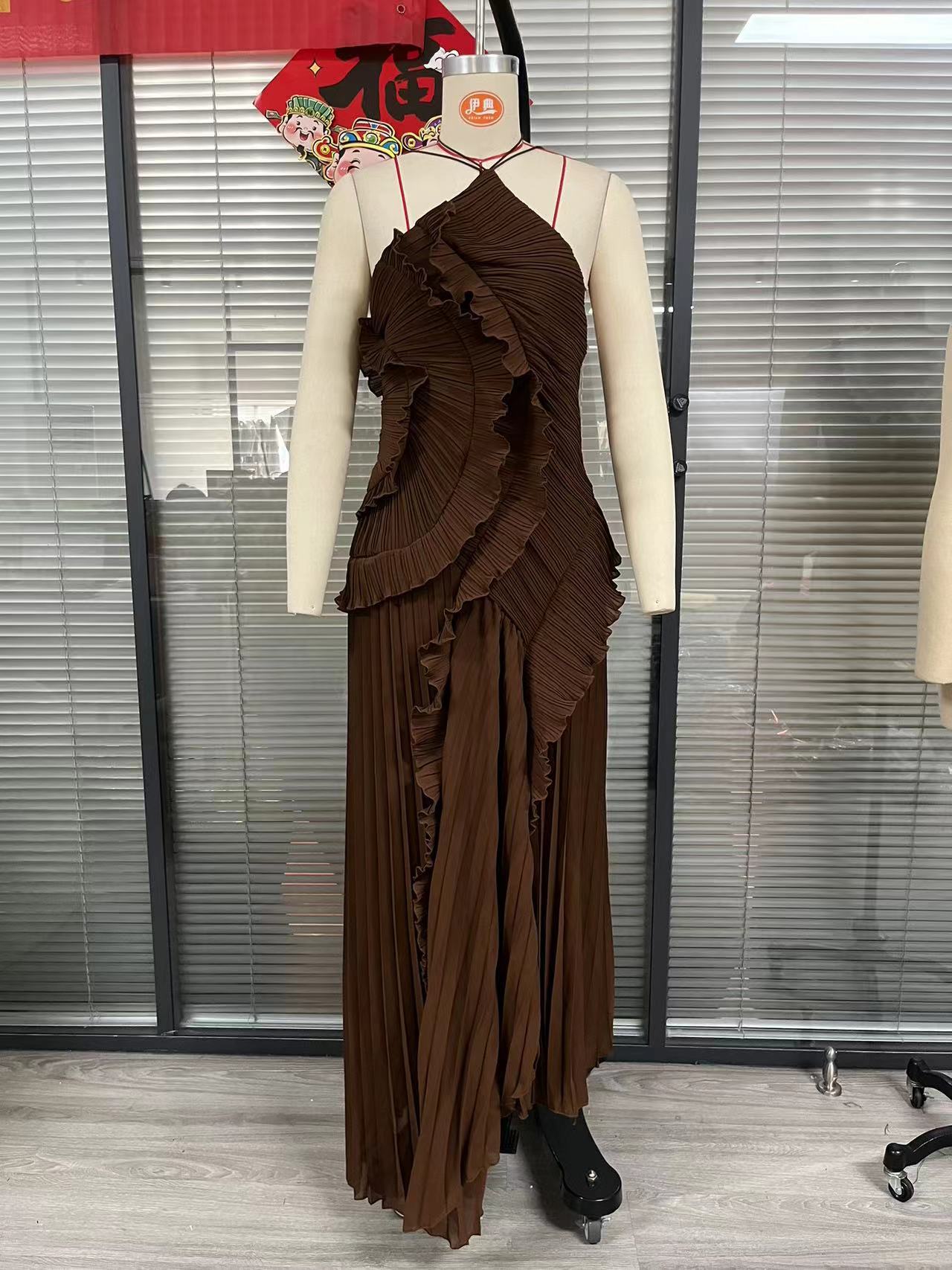 CM.YAYA Women Floral Print Pile Neck Flare Long Sleeve Long Dress 2026 Elegant Birthday Party Midi Maxi Dresses Trendy Vestidos CM.YAYA Women Floral Print Pile Neck Flare Long Sleeve Long Dress 2026 Elegant Birthday Party Midi Maxi Dresses Trendy Vestidos