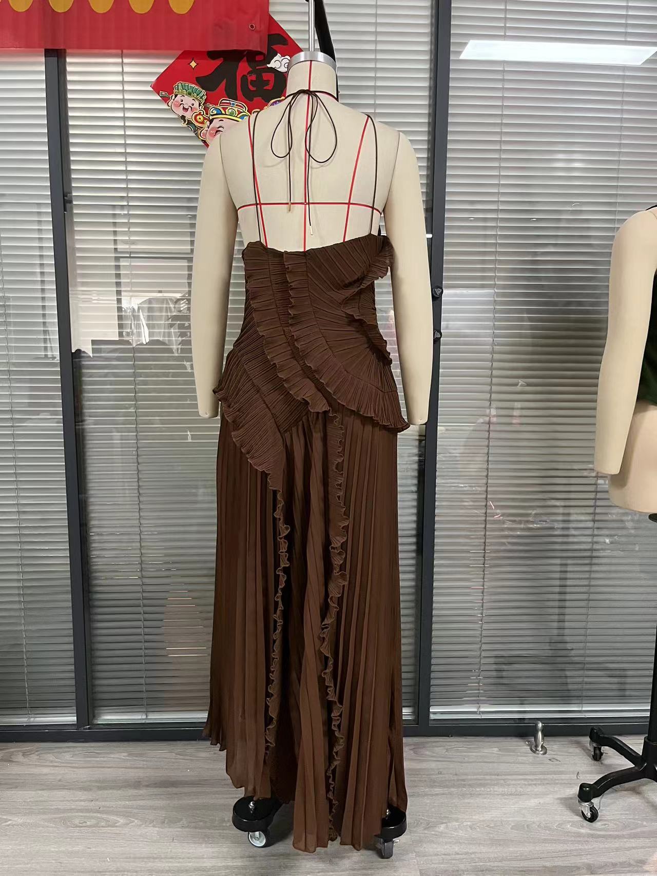 CM.YAYA Women Floral Print Pile Neck Flare Long Sleeve Long Dress 2026 Elegant Birthday Party Midi Maxi Dresses Trendy Vestidos CM.YAYA Women Floral Print Pile Neck Flare Long Sleeve Long Dress 2026 Elegant Birthday Party Midi Maxi Dresses Trendy Vestidos