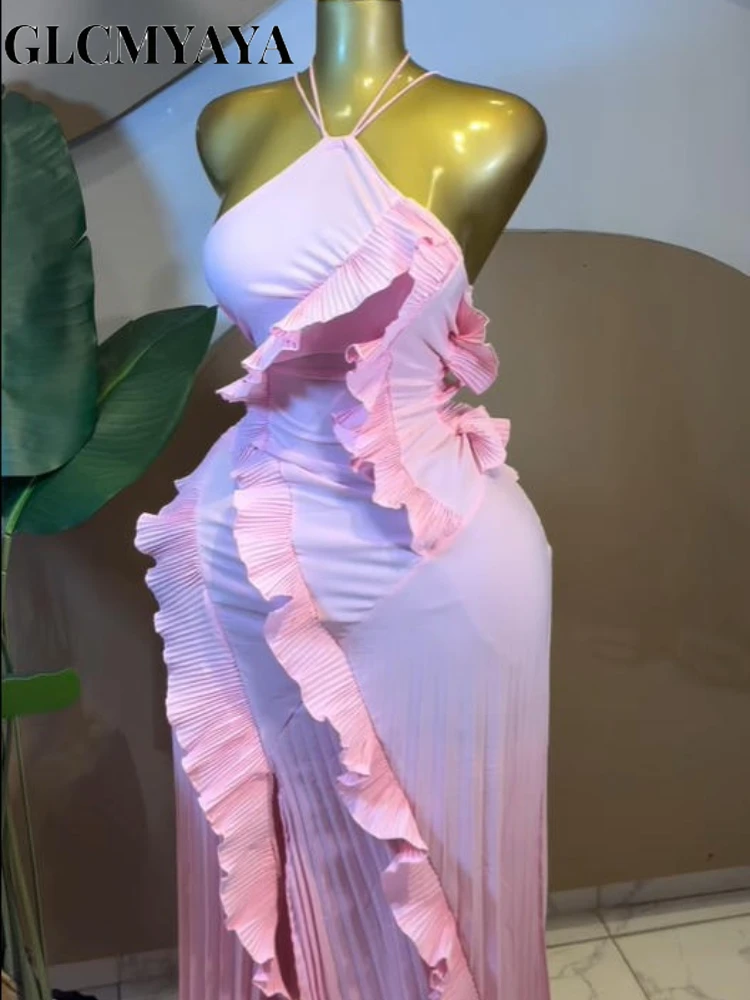 CM.YAYA Women Floral Print Pile Neck Flare Long Sleeve Long Dress 2026 Elegant Birthday Party Midi Maxi Dresses Trendy Vestidos CM.YAYA Women Floral Print Pile Neck Flare Long Sleeve Long Dress 2026 Elegant Birthday Party Midi Maxi Dresses Trendy Vestidos