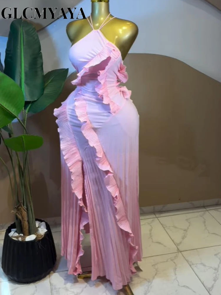 CM.YAYA Women Floral Print Pile Neck Flare Long Sleeve Long Dress 2026 Elegant Birthday Party Midi Maxi Dresses Trendy Vestidos CM.YAYA Women Floral Print Pile Neck Flare Long Sleeve Long Dress 2026 Elegant Birthday Party Midi Maxi Dresses Trendy Vestidos