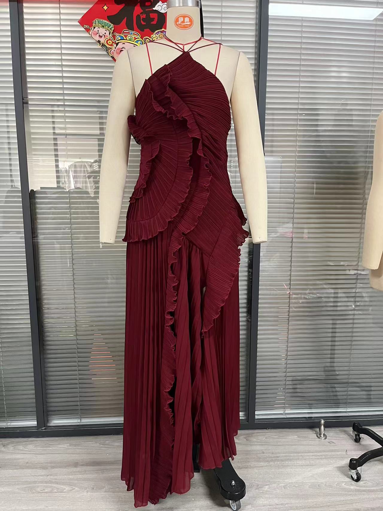 CM.YAYA Women Floral Print Pile Neck Flare Long Sleeve Long Dress 2026 Elegant Birthday Party Midi Maxi Dresses Trendy Vestidos CM.YAYA Women Floral Print Pile Neck Flare Long Sleeve Long Dress 2026 Elegant Birthday Party Midi Maxi Dresses Trendy Vestidos