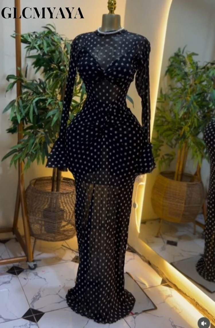 CM.YAYA Women Bell Long Sleeve Wrap Bust Stacked Ruched Maxi Dress 2026 Beach Trendy Vacation Education Long Dresses Vestidos CM.YAYA Women Bell Long Sleeve Wrap Bust Stacked Ruched Maxi Dress 2026 Beach Trendy Vacation Education Long Dresses Vestidos