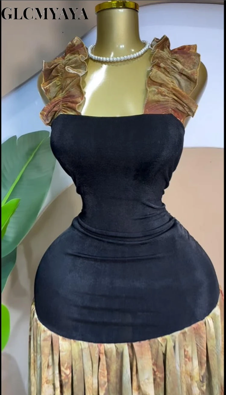 CM.YAYA Women Tie Dye Print Patchwork Tank Big Swing Midi A-line Long Maxi Dress 2026 Elegant Evening Birthday Party Dresses CM.YAYA Women Tie Dye Print Patchwork Tank Big Swing Midi A-line Long Maxi Dress 2026 Elegant Evening Birthday Party Dresses