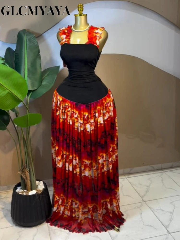 CM.YAYA Women Tie Dye Print Patchwork Tank Big Swing Midi A-line Long Maxi Dress 2026 Elegant Evening Birthday Party Dresses CM.YAYA Women Tie Dye Print Patchwork Tank Big Swing Midi A-line Long Maxi Dress 2026 Elegant Evening Birthday Party Dresses