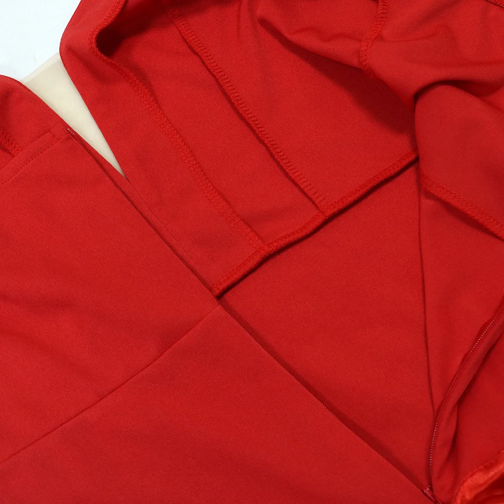 CM.YAYA Women V-neck Strap Mult Ruffles Sleeveless Bodycon Mini Dress Sexy Evening Night Party Club irregular Vestidos Dresses