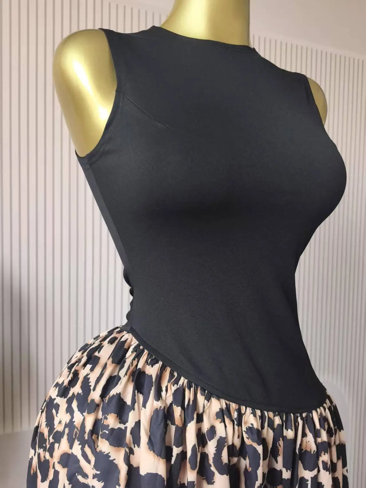 CM.YAYA Women Sleeveless with Sashes Printed Patchwork Tank Long Maxi Dress 2025 Birthday Evening Sexy Party Dresses Vestidos CM.YAYA Women Sleeveless with Sashes Printed Patchwork Tank Long Maxi Dress 2025 Birthday Evening Sexy Party Dresses Vestidos