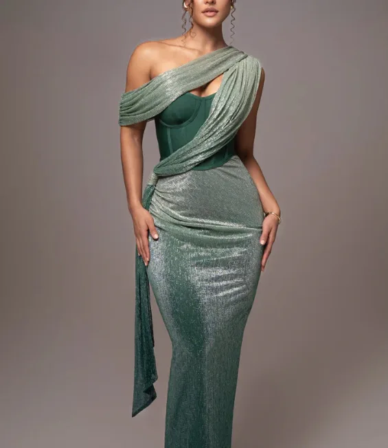 GLCMYAYA Women Strapless V-neck sleeveless bodycon Maxi Long Dress 2025 Vacation Sexy Party Club Prom Evening Vestidos Dresses