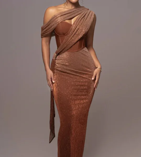 GLCMYAYA Women Strapless V-neck sleeveless bodycon Maxi Long Dress 2025 Vacation Sexy Party Club Prom Evening Vestidos Dresses