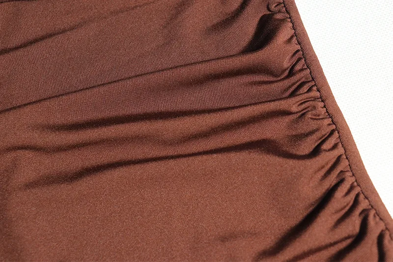 CM.YAYA Women Full Sleeve Turtleneck Ribbon Ruched Long Maxi Dress 2025 Spring Sexy Street Slim Evening Night Club Party Dresses