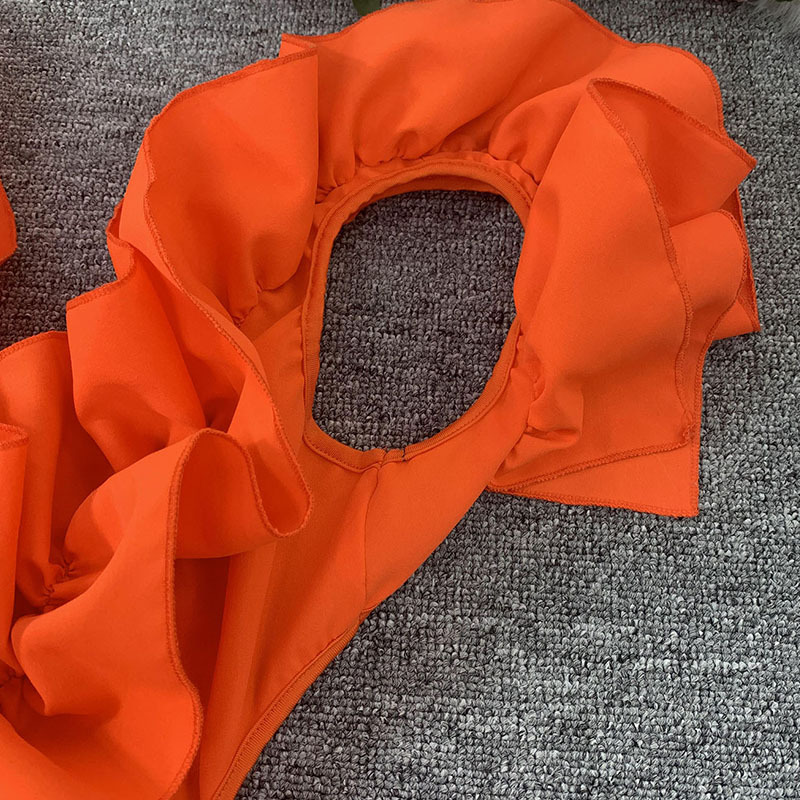 CM.YAYA Women Edible Tree Fungus Tierred High Low Asymmetrical Ball Gown Dress 2023 Sexy Club Party Evening High Street Dresses