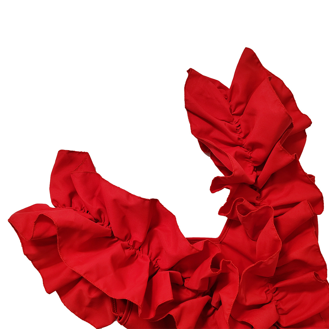 CM.YAYA Women Edible Tree Fungus Tierred High Low Asymmetrical Ball Gown Dress 2023 Sexy Club Party Evening High Street Dresses